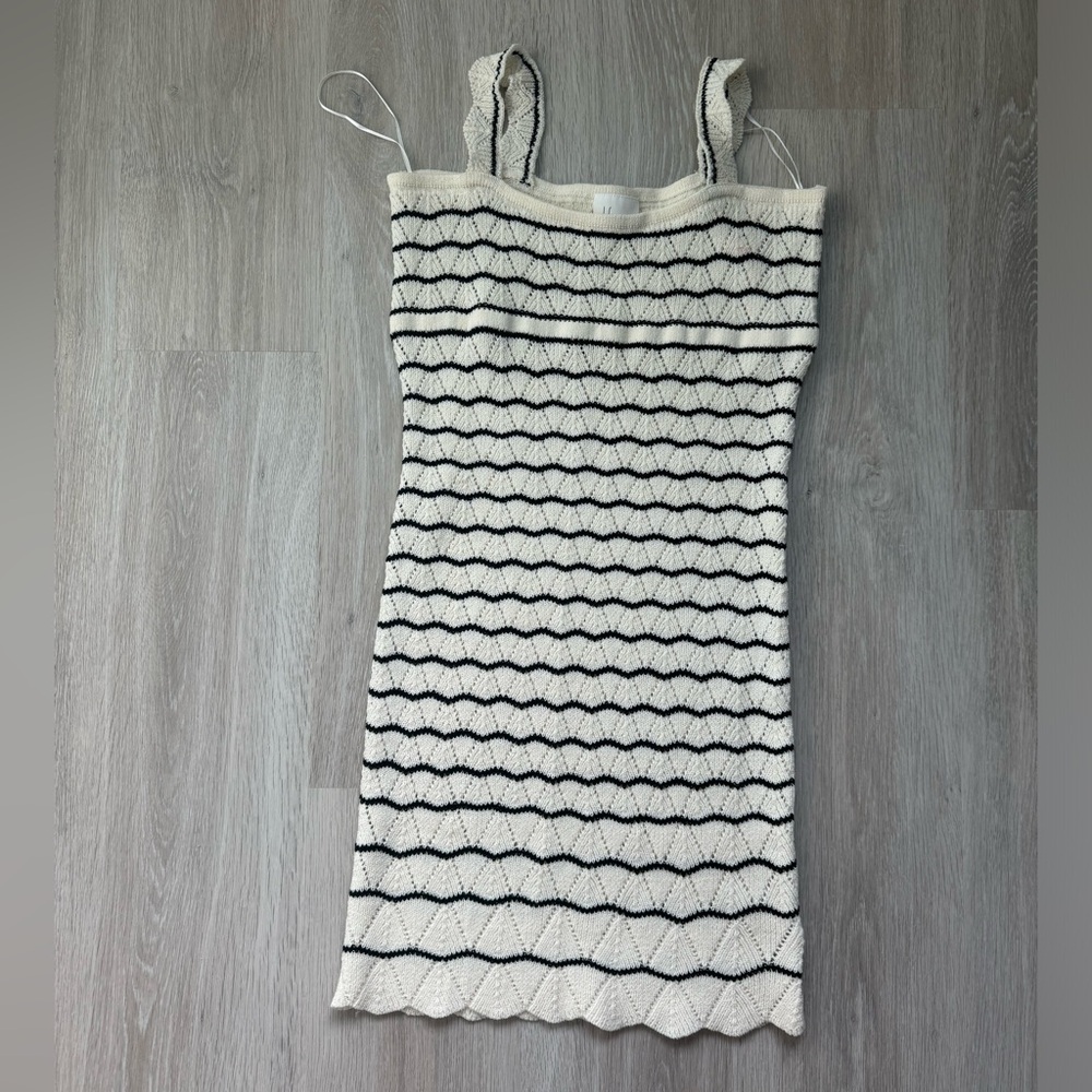 Boutique stripe knit dress